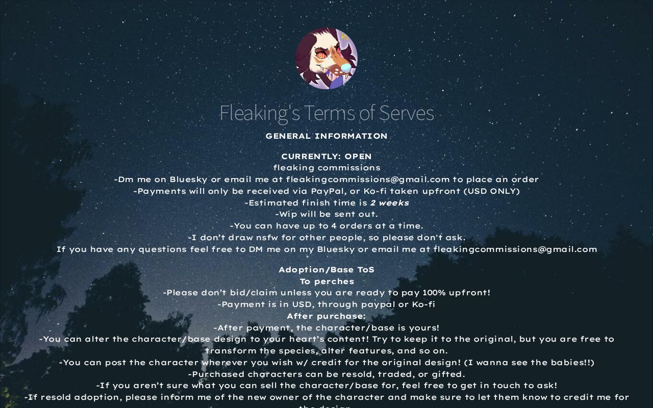 Terms of Serves
